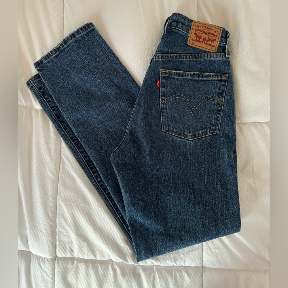 Levi’s 501 High Rise Straight Jeans 25